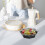 Fruit Serving Tray Clear Plastic 10set 5.2x5.2x2.6in 6