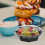Fruit Serving Tray Clear Plastic 10set 5.2x5.2x2.6in 8