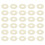 90pcs Felt Keyboard Tool For Piano Regulation And Tuning 1