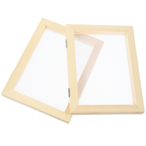 Rodshake 2set Papermaking Supplies Recyclable Wood Frame 2