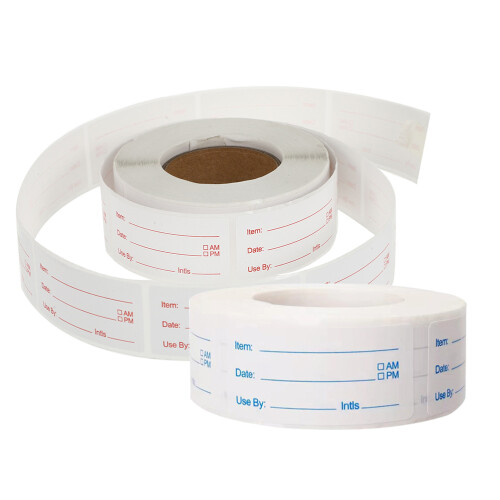 2 Rolls Food Container Labels Refrigerator Stickers Dating