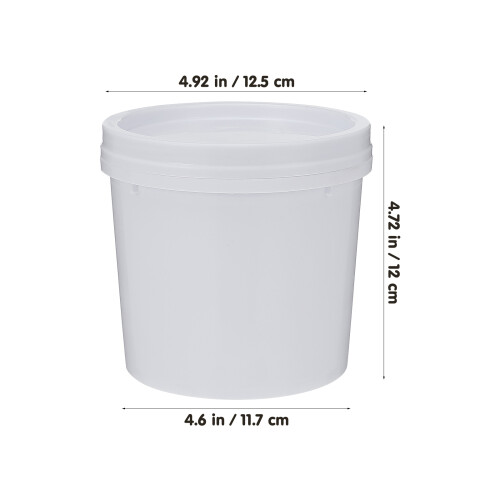 5pcs Plastic Bucket Food-Grade Plastic For Home Use 1