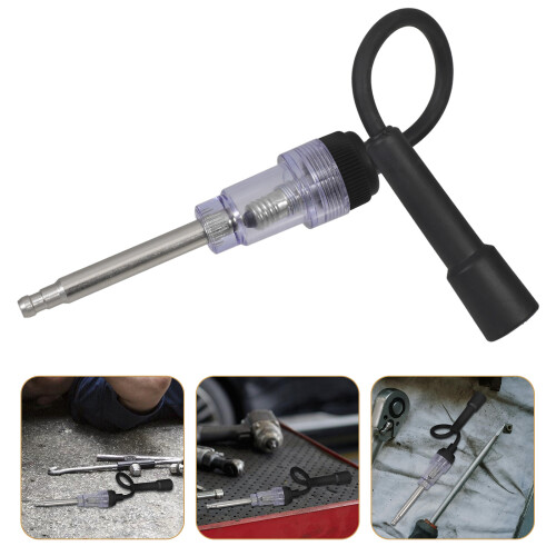 Raindrops  Inline Spark Plug Tester Car Coil Detector Automobile Black 2