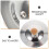 Orff Iron Cymbal Child Hand Percussion Instruments Handheld Cymbals 8