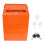 Retro Mailbox Orange 1 Set 11.8x8.9x2.6in 1