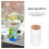 2 Pcs Micro Landscape Planter Bottle Moss Container Desktop Terrarium 10