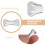 100pcs Practical Clips Durable Metal Clasps For Various Bandages 10