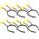 6St Party Haarband Met Pluizenbal Voor 8