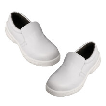Durable Safety Shoes White Microfiber Mesh Anti-Smash For Men