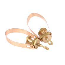 2Stk Erhu Ersatzteile Kupfer Saitenspanner Gold Professional