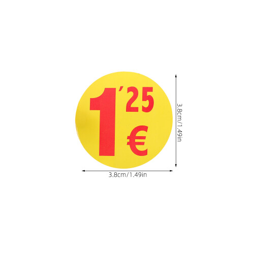 100Autocollants Prix Adhésif Pour Supermarché 1