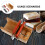 Raindrops Soap Loaf Cutter Wooden Light Brown 1 Set 8