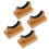 Baseball Bat Rack Khaki 4pcs 11.8x7.9x3.9in 6
