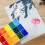 Wit Plastic Paintbox Met Vakjes, Waterverf En Acryl 11