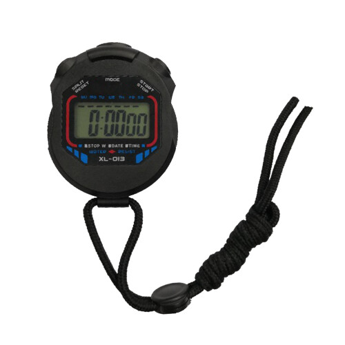 2 Pc Chronograph Stopwatch Running Waterproof Timer Professional