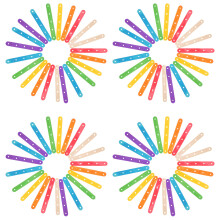 Worgeous 100 Pcs Artificial Popsicle Stick Lollipop Sticks