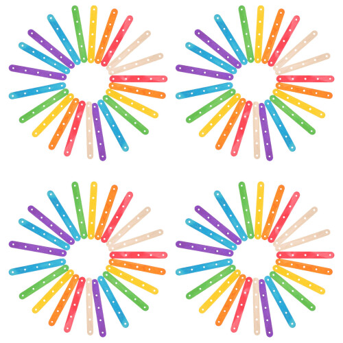 Worgeous  100 Pcs Artificial Popsicle Stick Lollipop Sticks