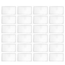 50set Badge Id Holder Pvc For Employees School Accessories Use