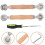 Screen Door Roller Tool Assorted Color 3pcs 8.7x1.6in 8