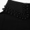 Faux Noir Orné De Perles Pour Femme En Polyester Durable 8