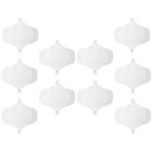 Cotton Sanitary Napkins Washable 10pcs White