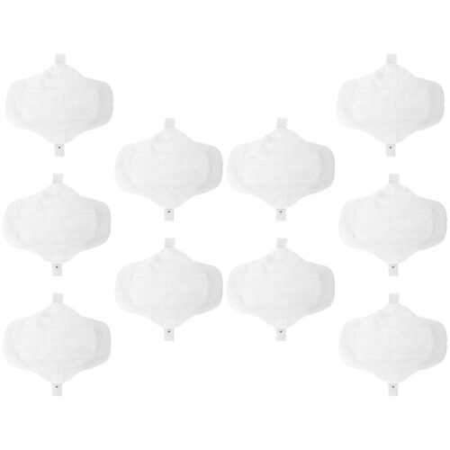 Cotton Sanitary Napkins Washable 10pcs White