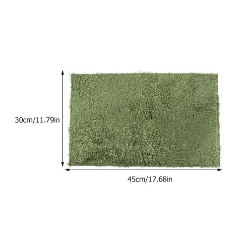 Fake Grass Turf Turtle Tank Decorations Olive Green 1pcs 1