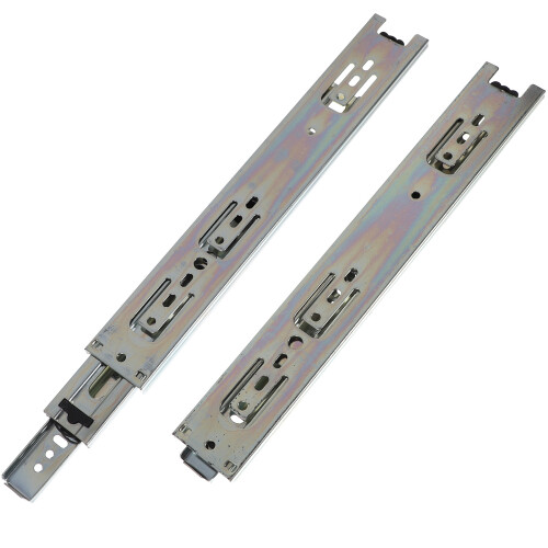 2pcs Dresser Drawer Slides 300mm Silver Rectangular Operation 2