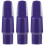 3pcs Mouthpiece Saxophone Mouthpiece Blue Saxophone Plastic 6