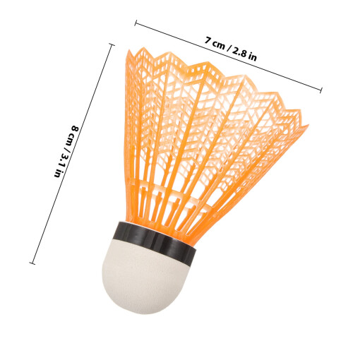 36 Pcs Plastic Badminton Child Light Weight Shuttlecock Colorful 1
