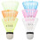 36 Pcs Plastic Badminton Child Light Weight Shuttlecock Colorful 6