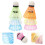 36 Pcs Plastic Badminton Child Light Weight Shuttlecock Colorful 4