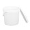 1Pc White Kitchen Bucket Durable Plastic Household Liquid Holder 7
