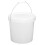 1Pc White Kitchen Bucket Durable Plastic Household Liquid Holder 6