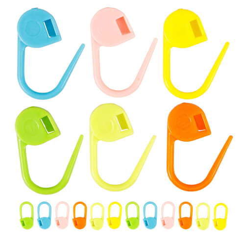 Raindrops 100pcs Multi Removable Stitch Marker Clips For Crocheting 1