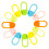Raindrops 100pcs Multi Removable Stitch Marker Clips For Crocheting 6