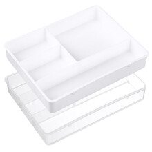 2St Duurzame ABS Opbergbox Voor Make-Up En Bureaubenodigdheden