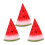3 Pcs Artificial Fruit That Look Real Simulated Watermelon Slices 5
