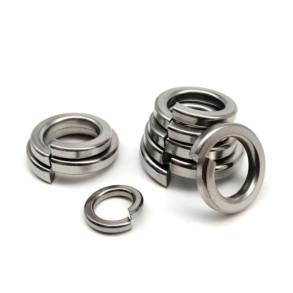 GB93 A2-70 304 Stainless Steel Split Lock Washers Elastic Sealing Ring M1.6 M2 M2.5 M3 M4 M5 M6 M8 M10 M12 M14 M16 M20 M24 (5pcs M18)-image-OPC-PK8NQBM-NEW