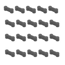Wooden Rail Adapter Connectors, 20 Pcs Reusable Wooden Railway Track Connectors for Kids, Durable and Compatible Accessories