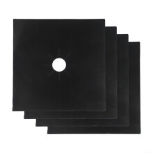 Gas Stove Protective Covers, Washable, Set of 4, Easy Clean, Durable, Fits Most Standard Gas Stoves