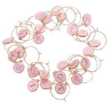 26 Pcs Cup Markers Glass Ring
