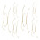 6 Pcs Spring Hanging Plate Rack Decorative Hanger For Wall Holder 1