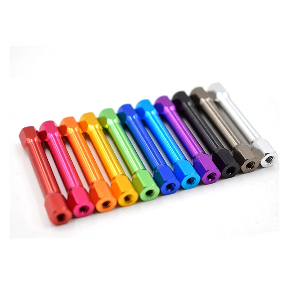 M3 Aluminium Column Spacer Bolts M3x40mm Orange Standoff Fasteners Od 6Mm For M3 Applications 6482260303642
