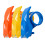 Raindrops  3 Pcs Package Tape Cutter Dispenser Roller Office 3