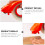 Raindrops  3 Pcs Package Tape Cutter Dispenser Roller Office 8