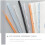 10 Pcs Spiral Binding Spines Binder High-Grade Material Rings 9