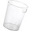 Office Trash Can Clear Design Practical Household Garbage Bin 6