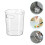 Office Trash Can Clear Design Practical Household Garbage Bin 4