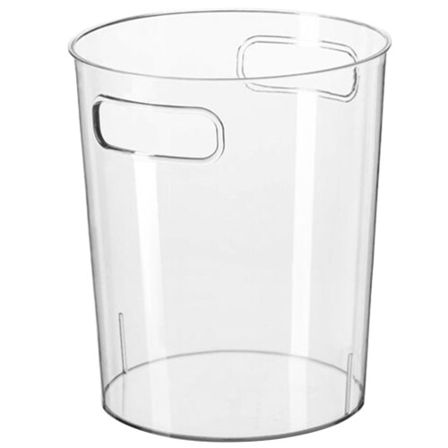 Office Trash Can Clear Design Practical Household Garbage Bin 2